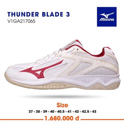 Giày Mizuno Thunder Blade 3 trắng V1GA217065